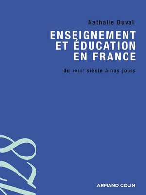 cover image of Enseignement et éducation en France